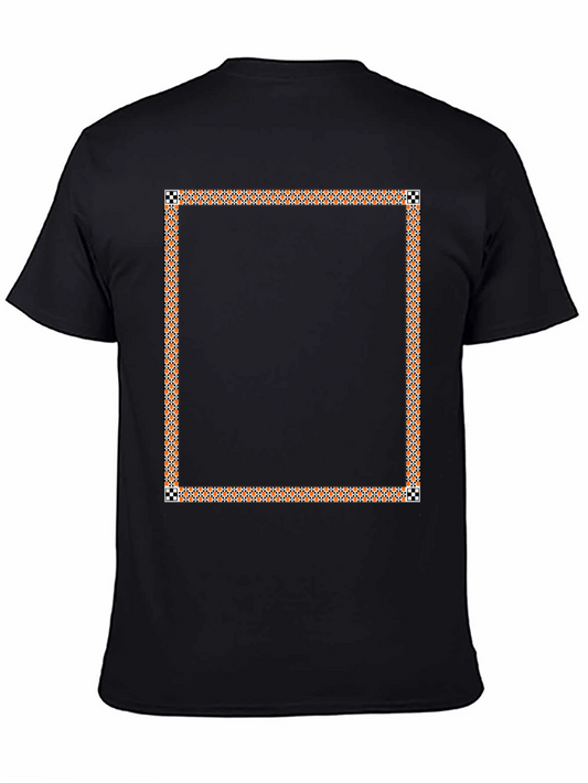 Geometric Frame Black T-Shirt