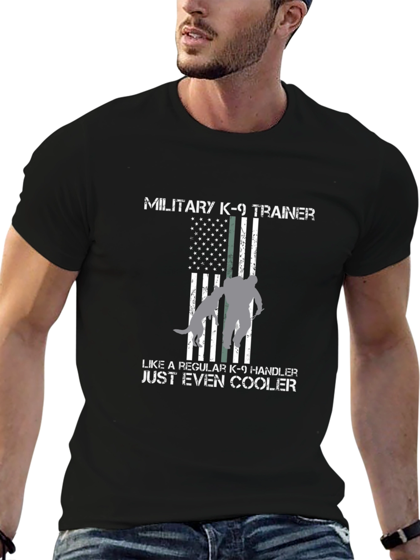Military K-9 Trainer T-Shirt - Even Cooler