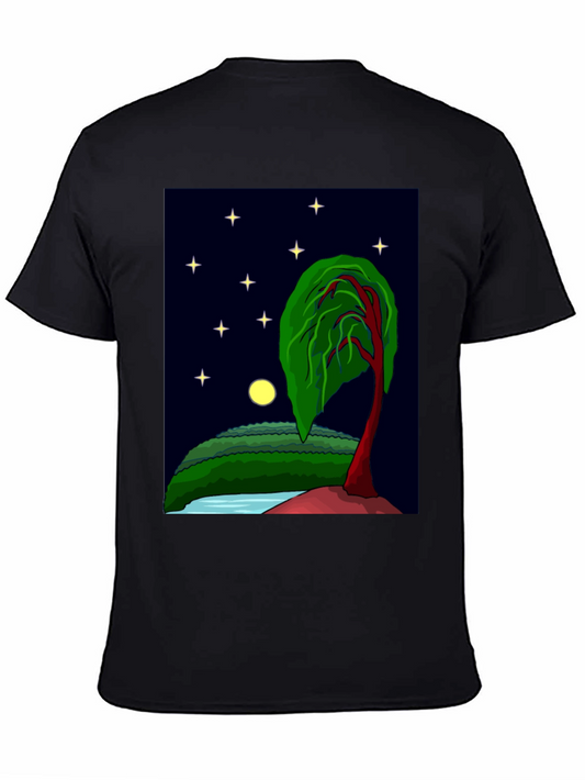 Night Landscape Graphic Tee