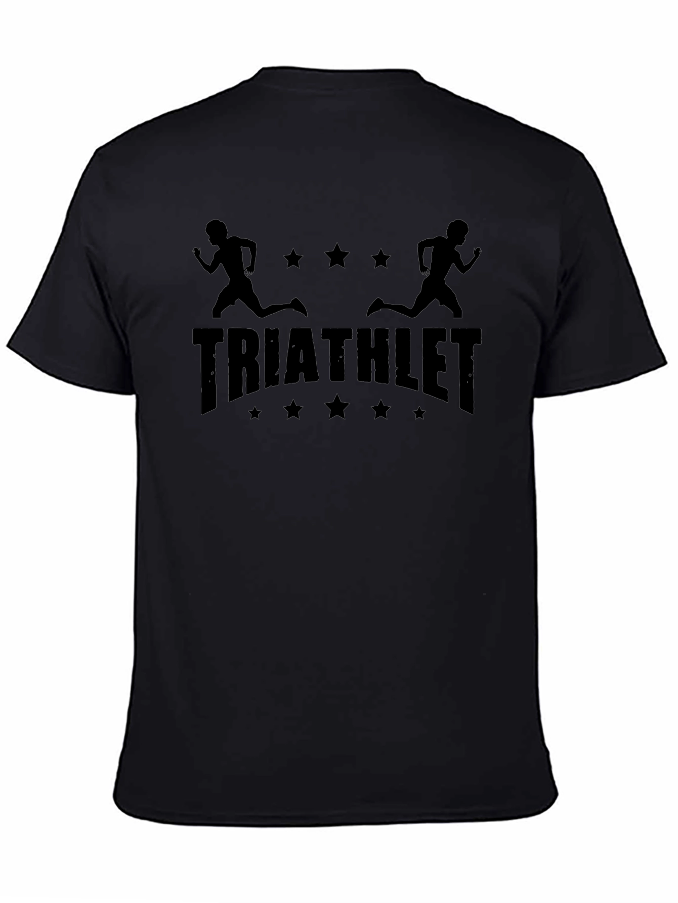 Triathlete Graphic Tee - Black Athletic Shirt