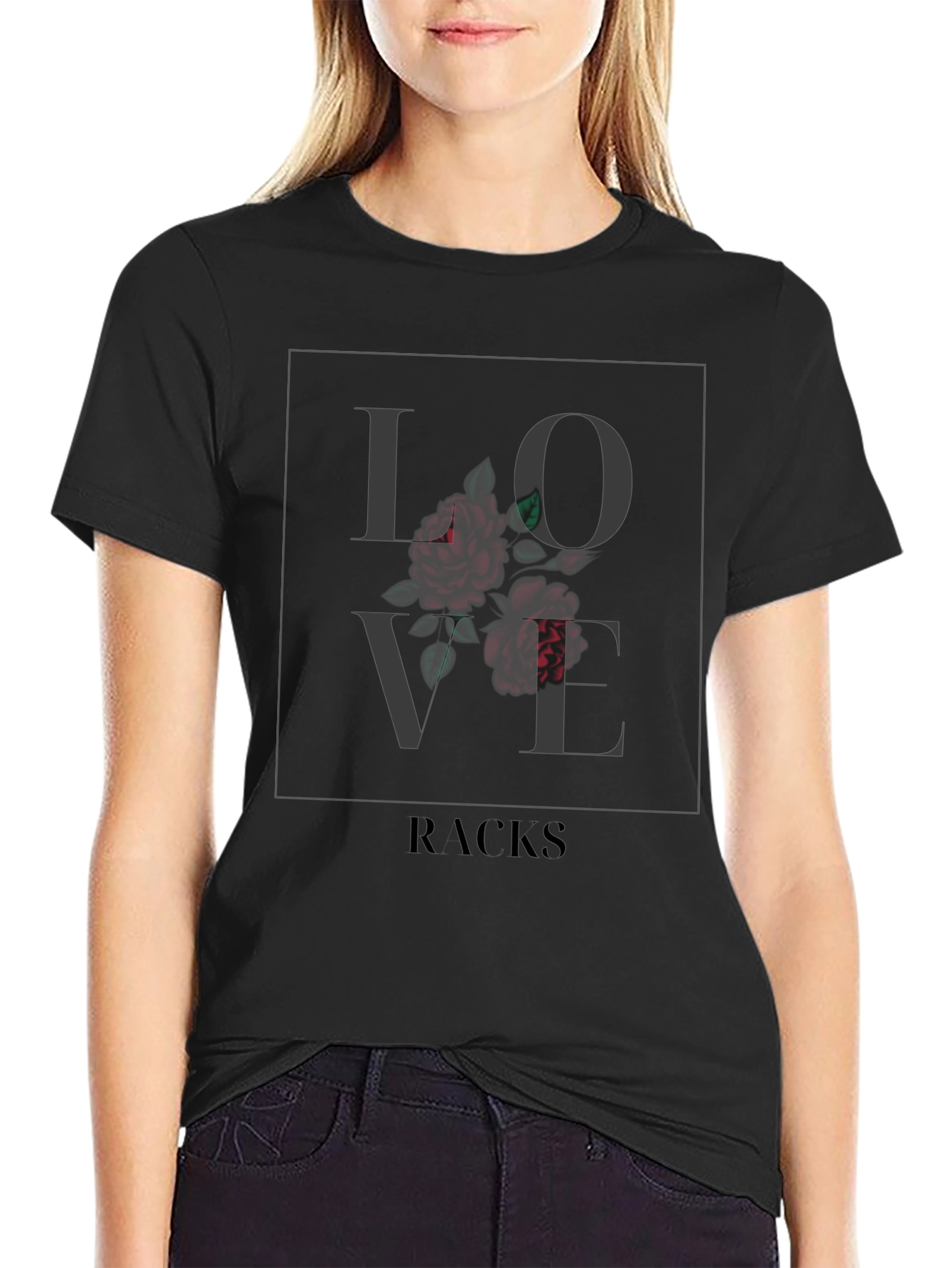 Love Racks Graphic T-Shirt - Black