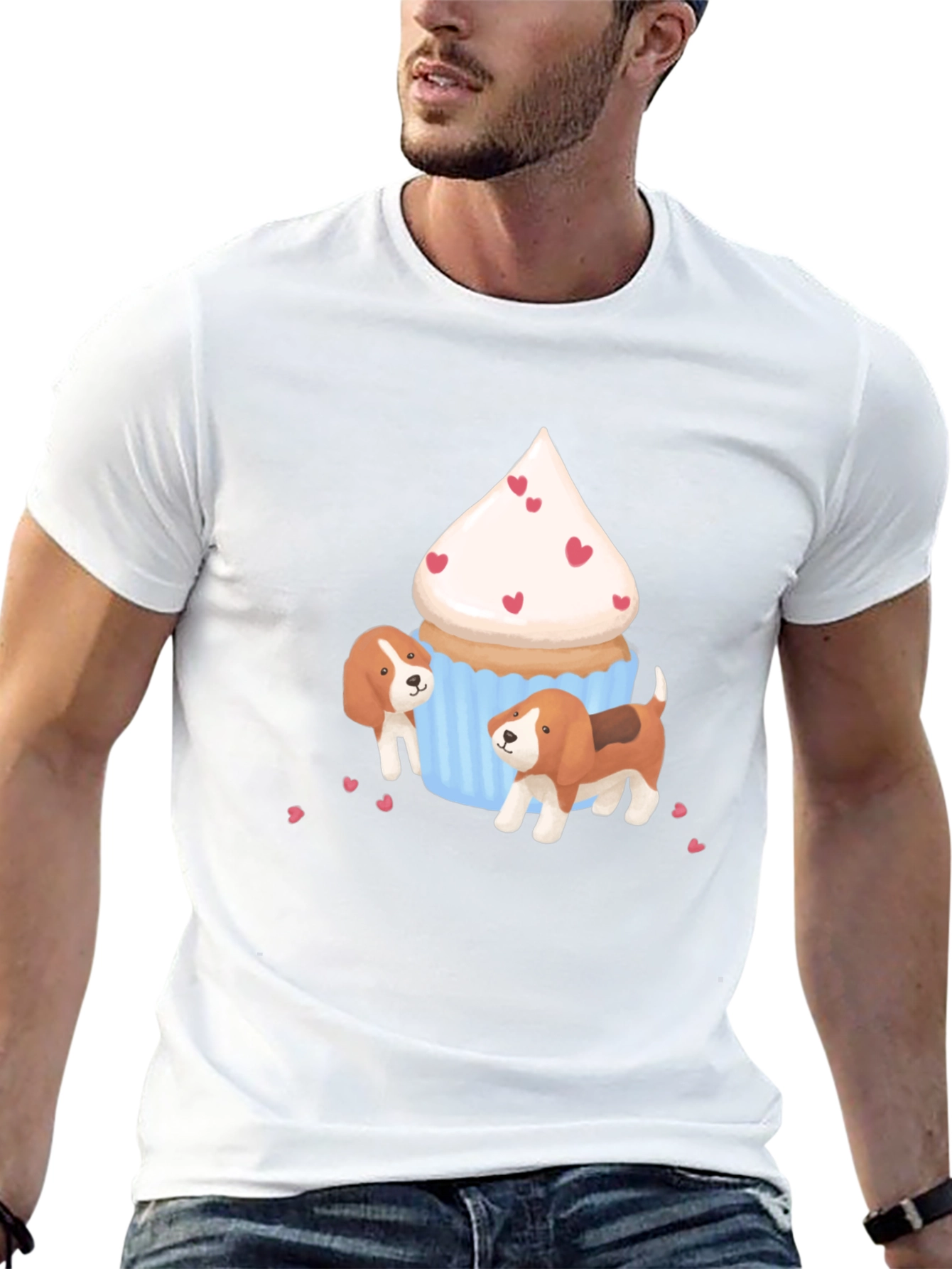 Cupcake & Beagle T-Shirt