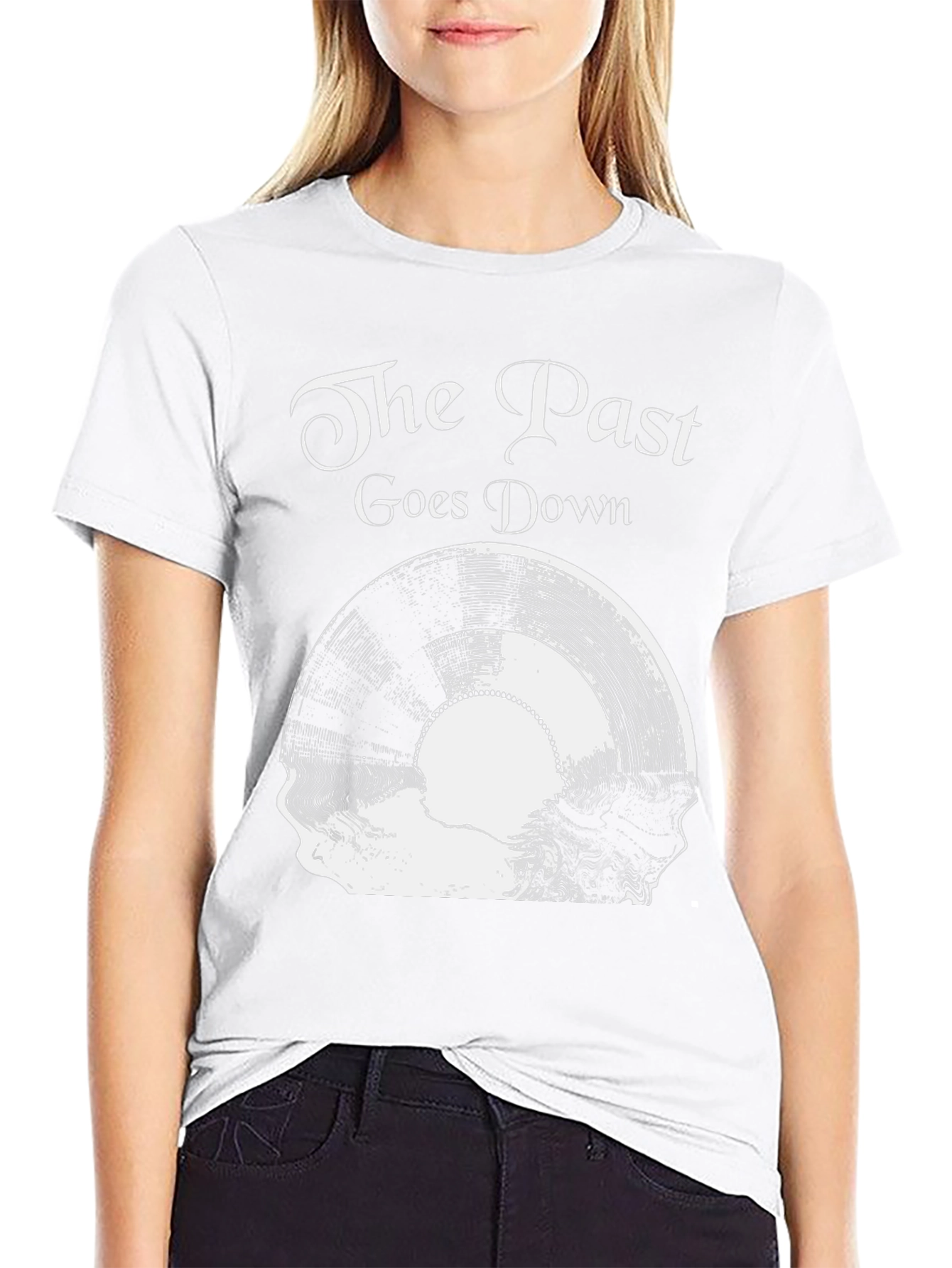 The Past Goes Down Graphic Tee
