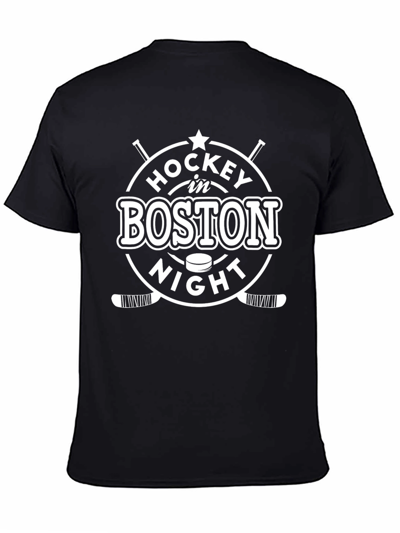 Hockey in Boston Night T-Shirt