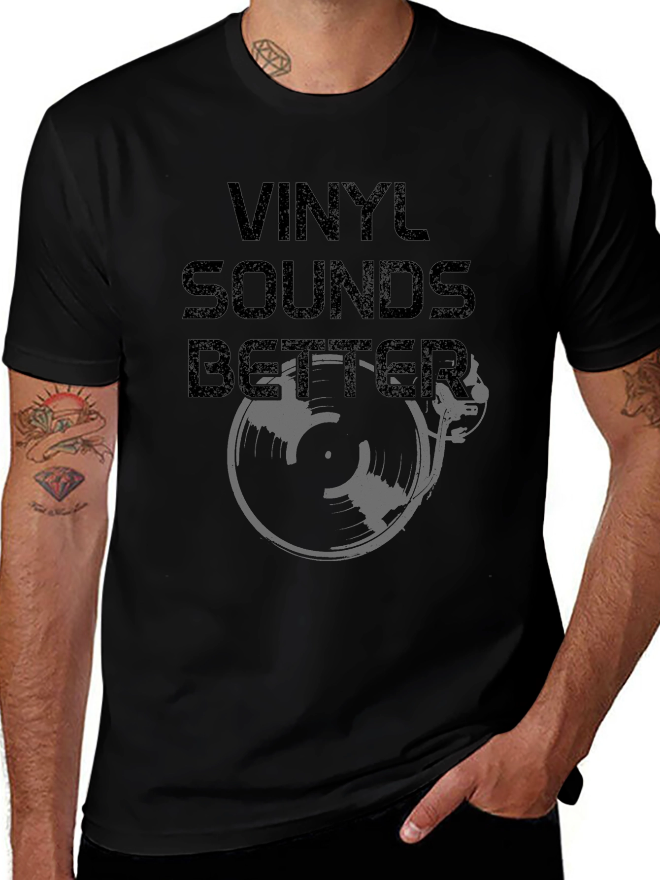 Vinyl Sounds Better Graphic T-Shirt