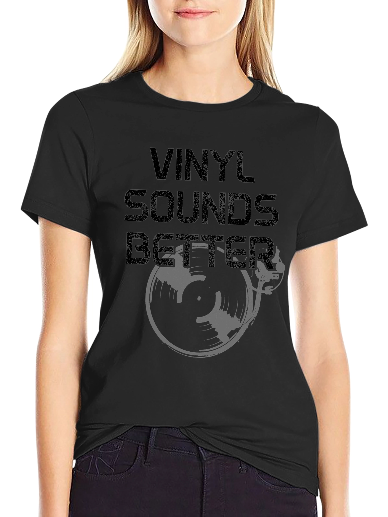 Vinyl Sounds Better Graphic T-Shirt