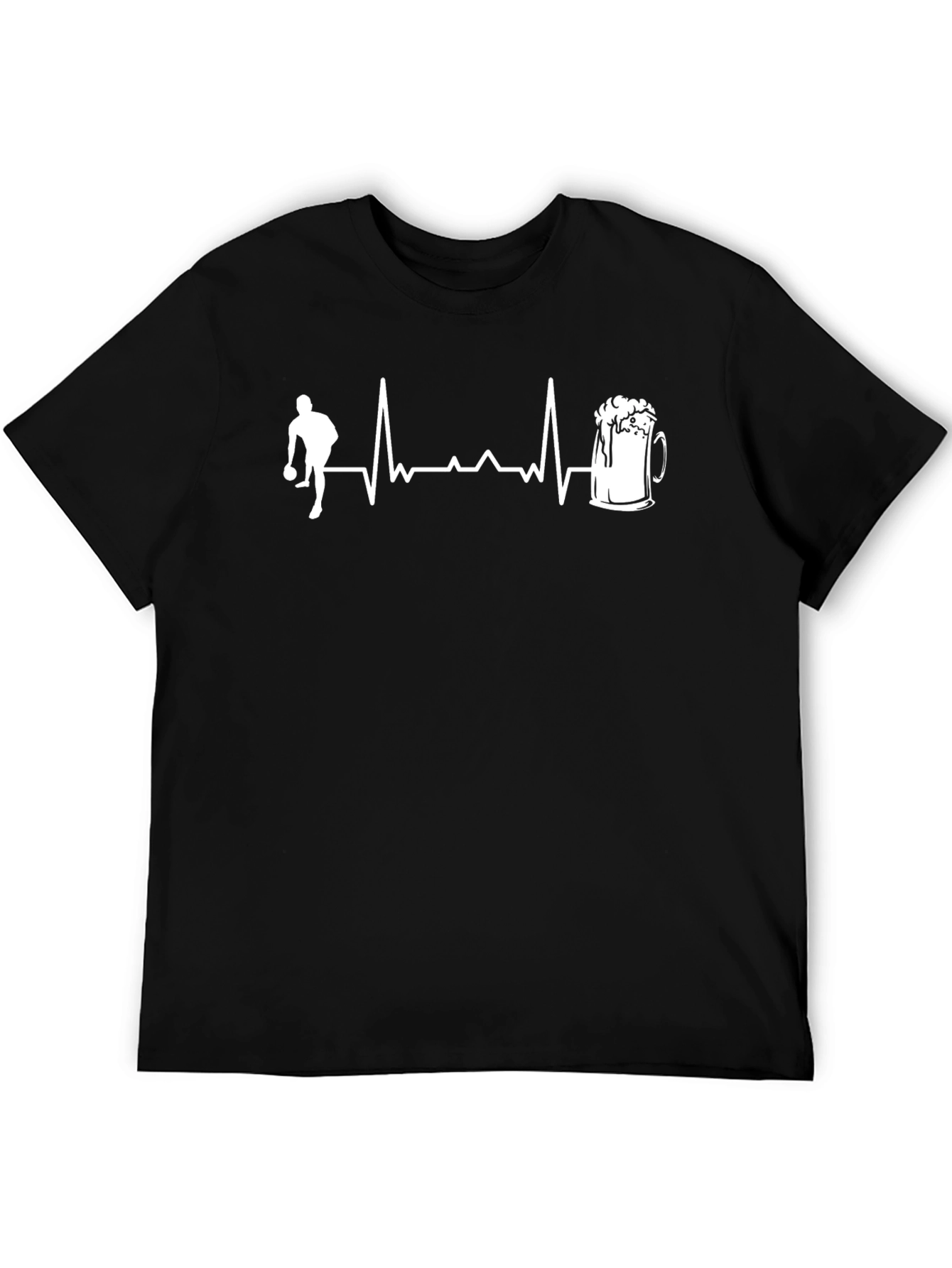 Bowling & Beer Heartbeat T-Shirt
