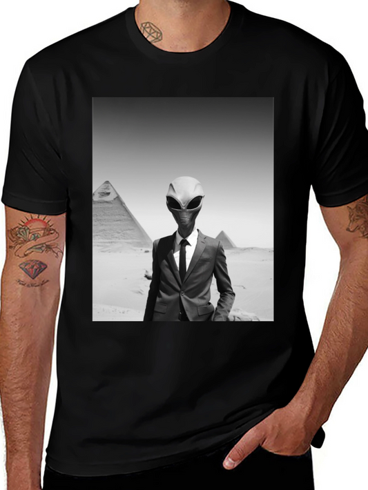Alien Business Suit T-Shirt