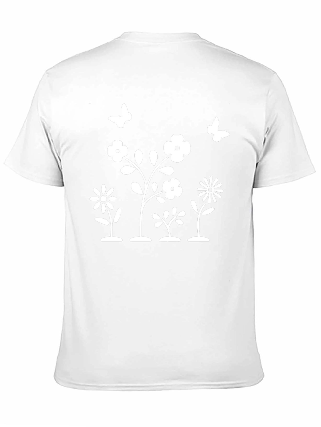 Floral Butterfly Graphic T-Shirt