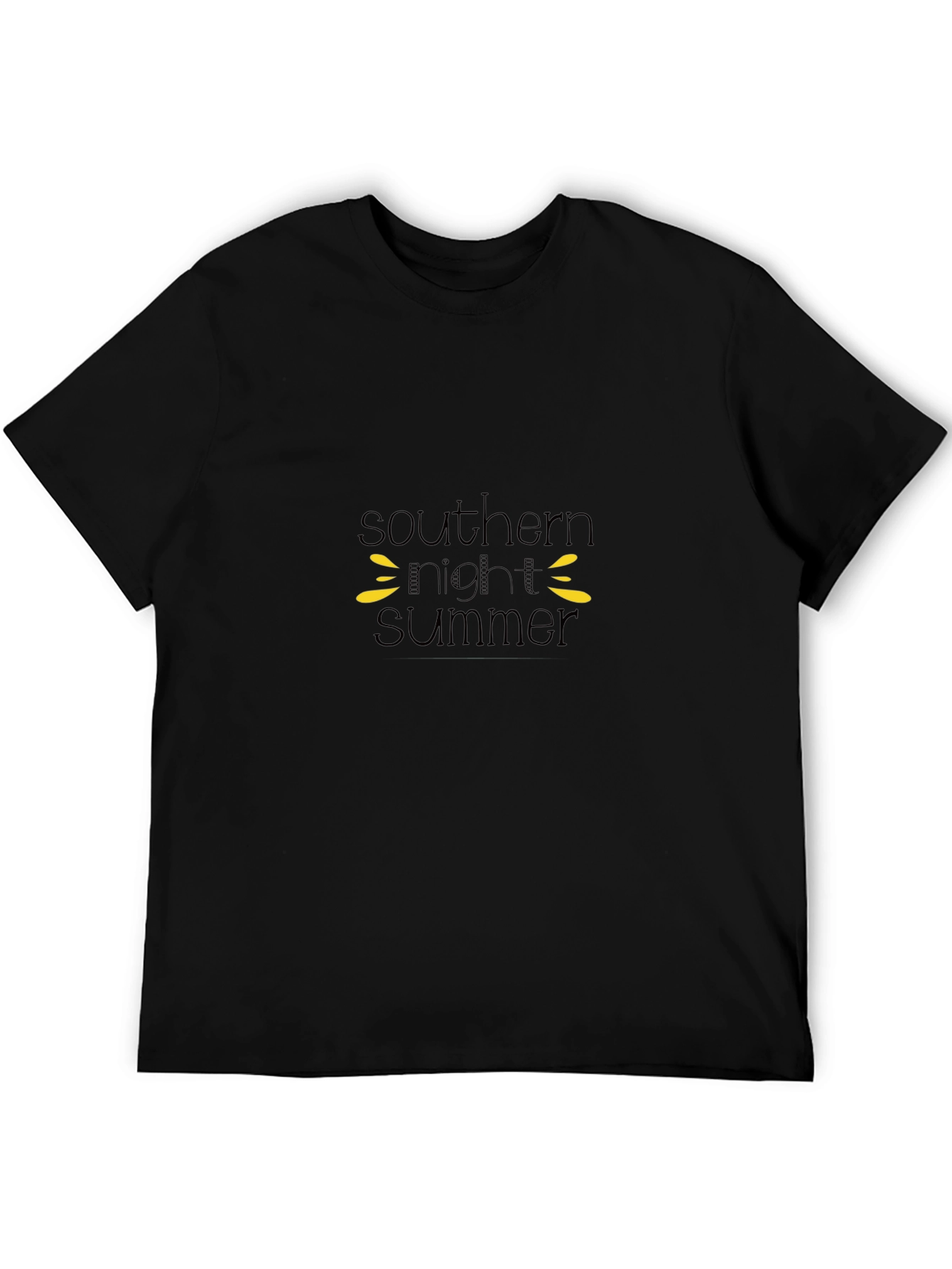 Southern Night Summer Black Graphic Tee