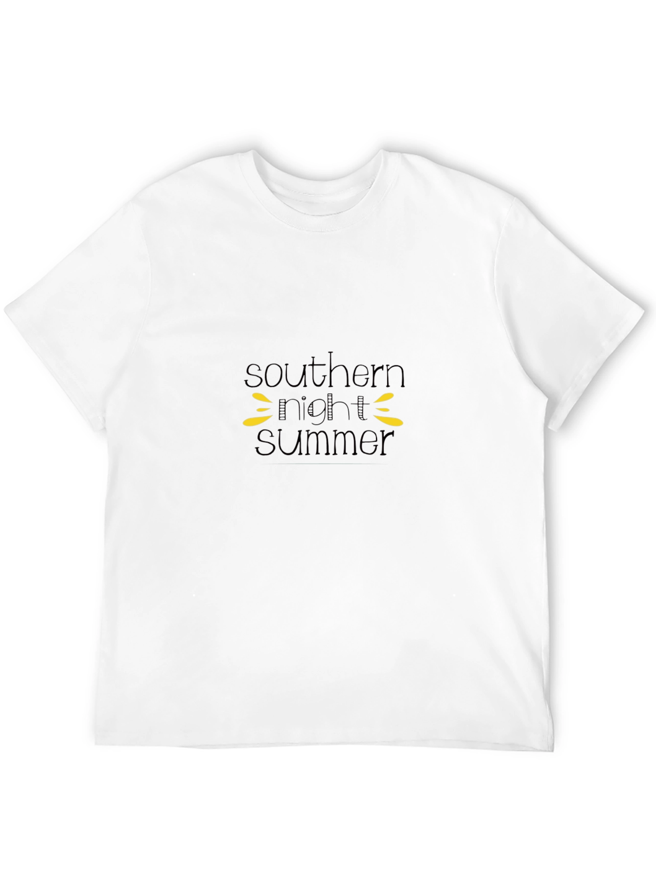 Southern Night Summer Black Graphic Tee