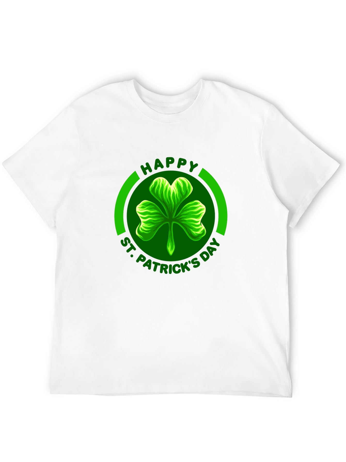 St. Patricks Day Clover Graphic Tee