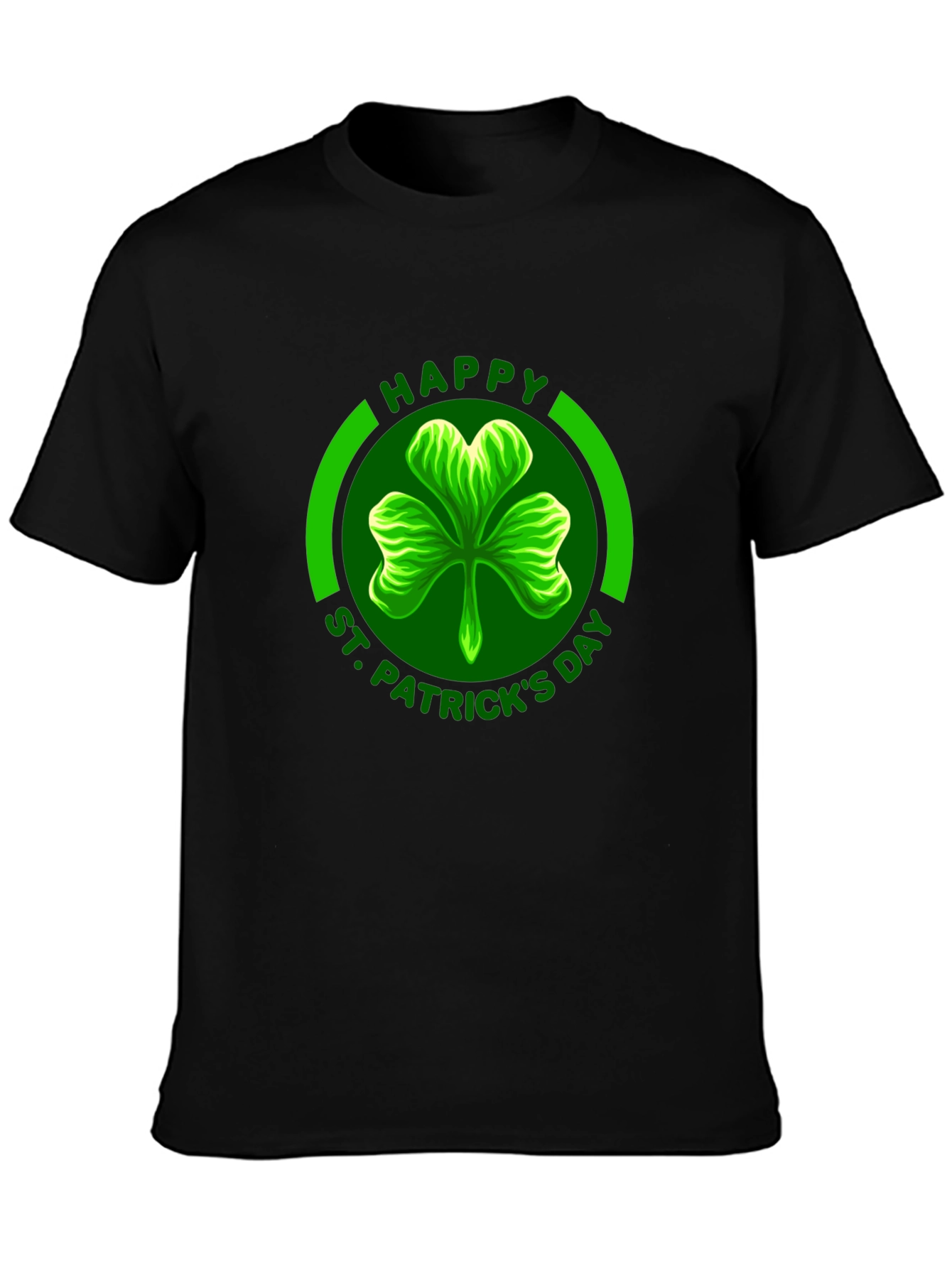 St. Patricks Day Clover Graphic Tee
