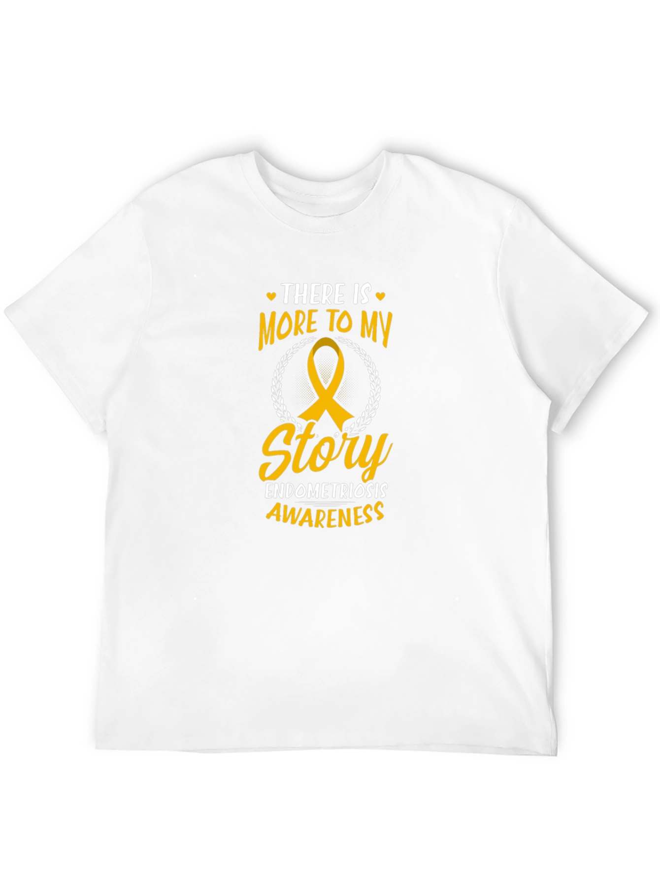 Endometriosis Awareness T-Shirt Ribbon Black