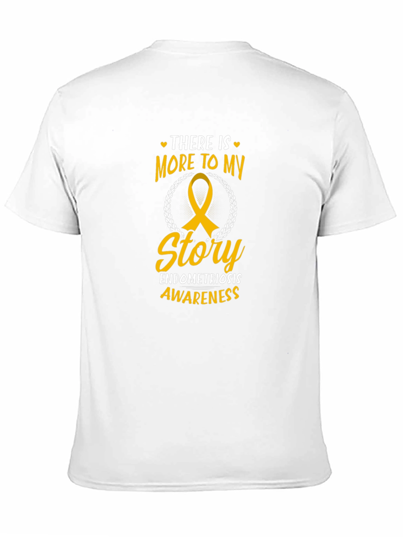 Endometriosis Awareness T-Shirt Ribbon Black