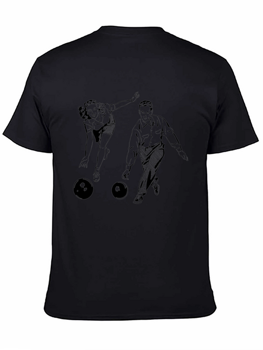 Vintage Bowling Graphic T-Shirt