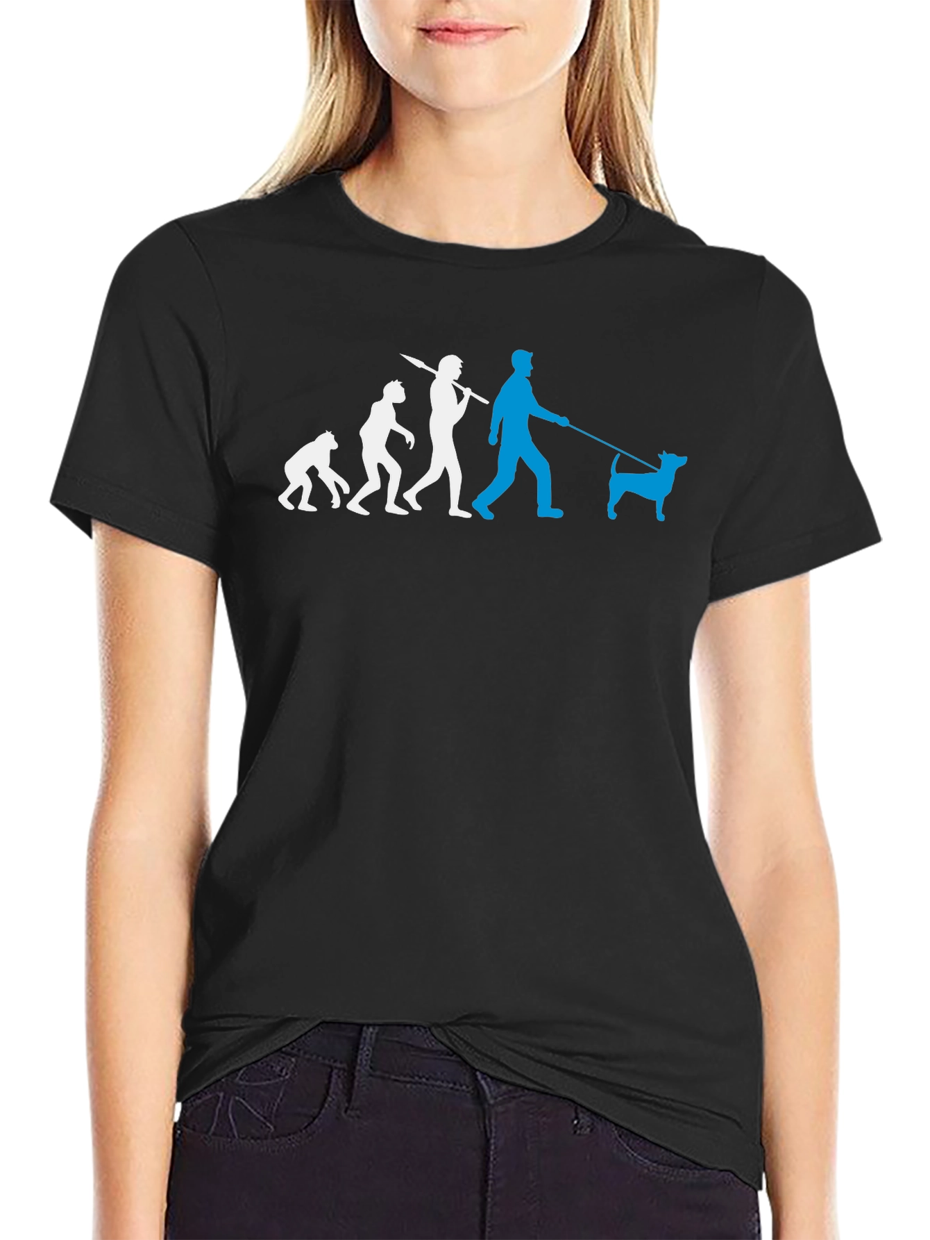 Evolution of Dog Walker T-Shirt