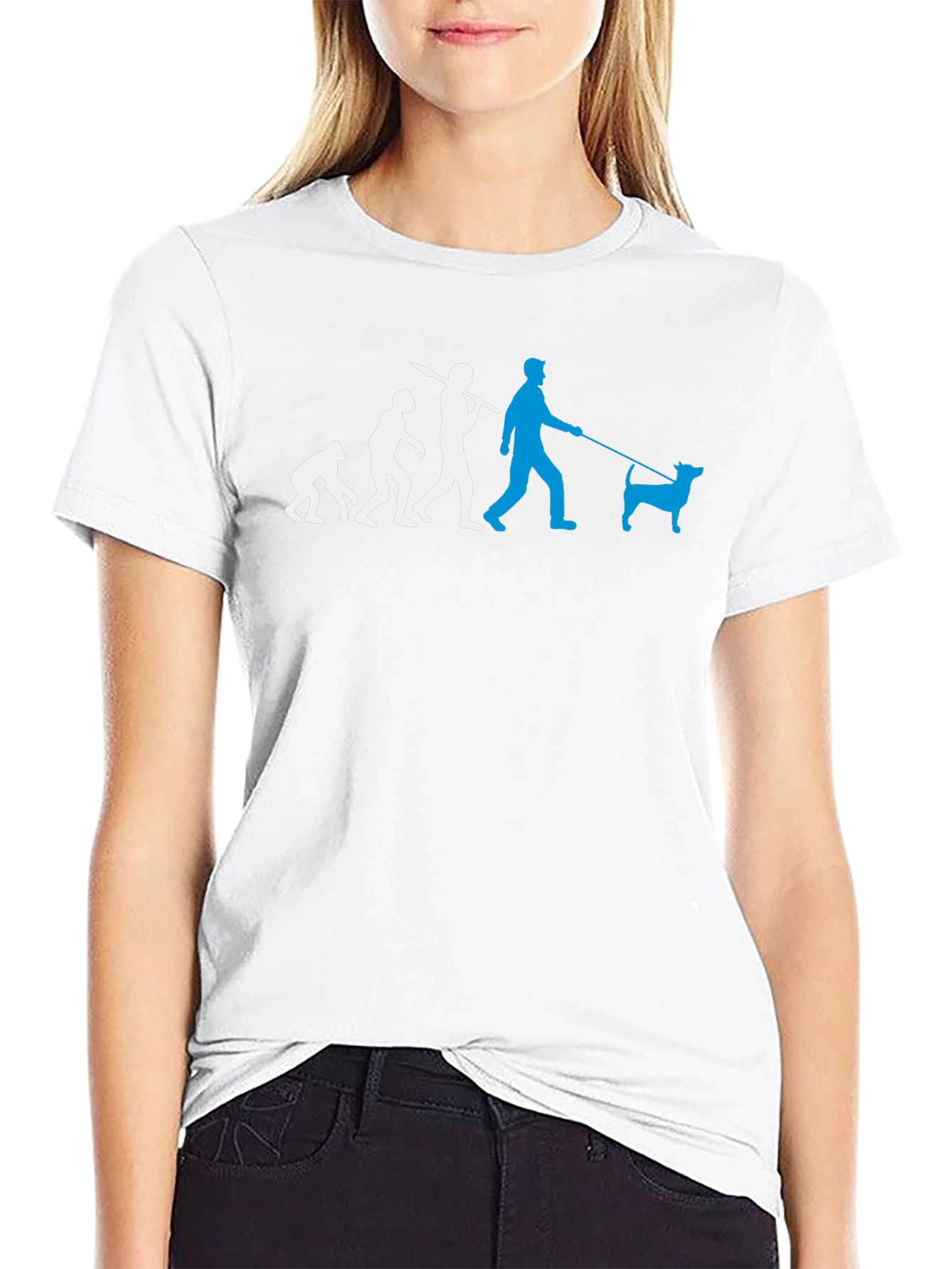 Evolution of Dog Walker T-Shirt