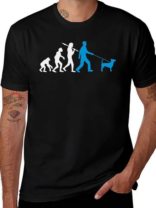Evolution of Dog Walker T-Shirt