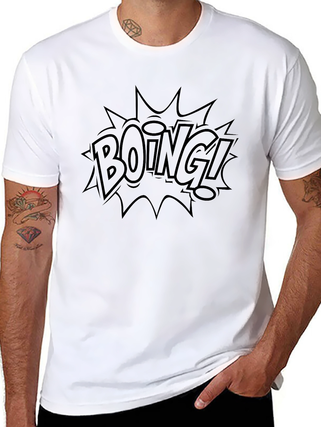 Boing Graphic T-Shirt - Comic Style Pop Art Tee