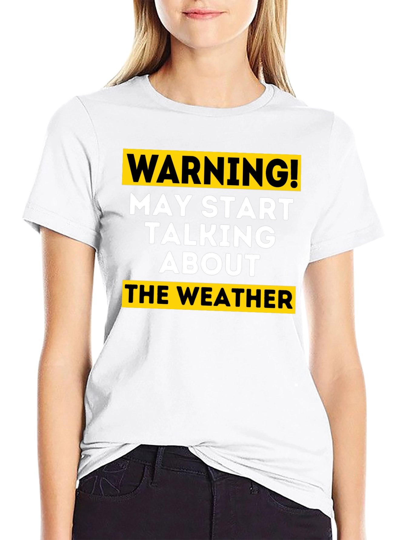 Warning May Start Talking About the Weather T-Shirt