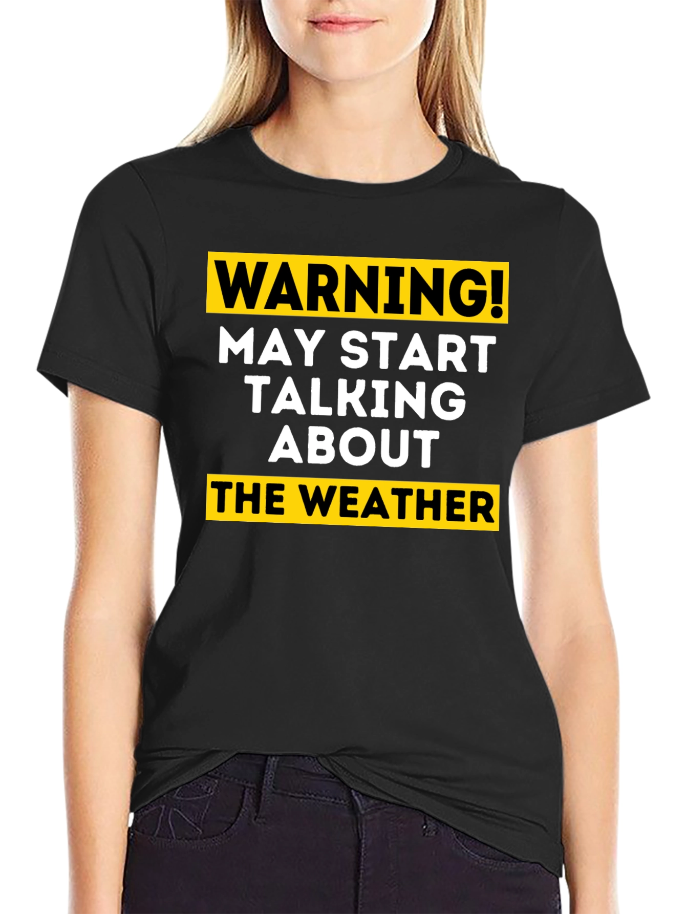 Warning May Start Talking About the Weather T-Shirt