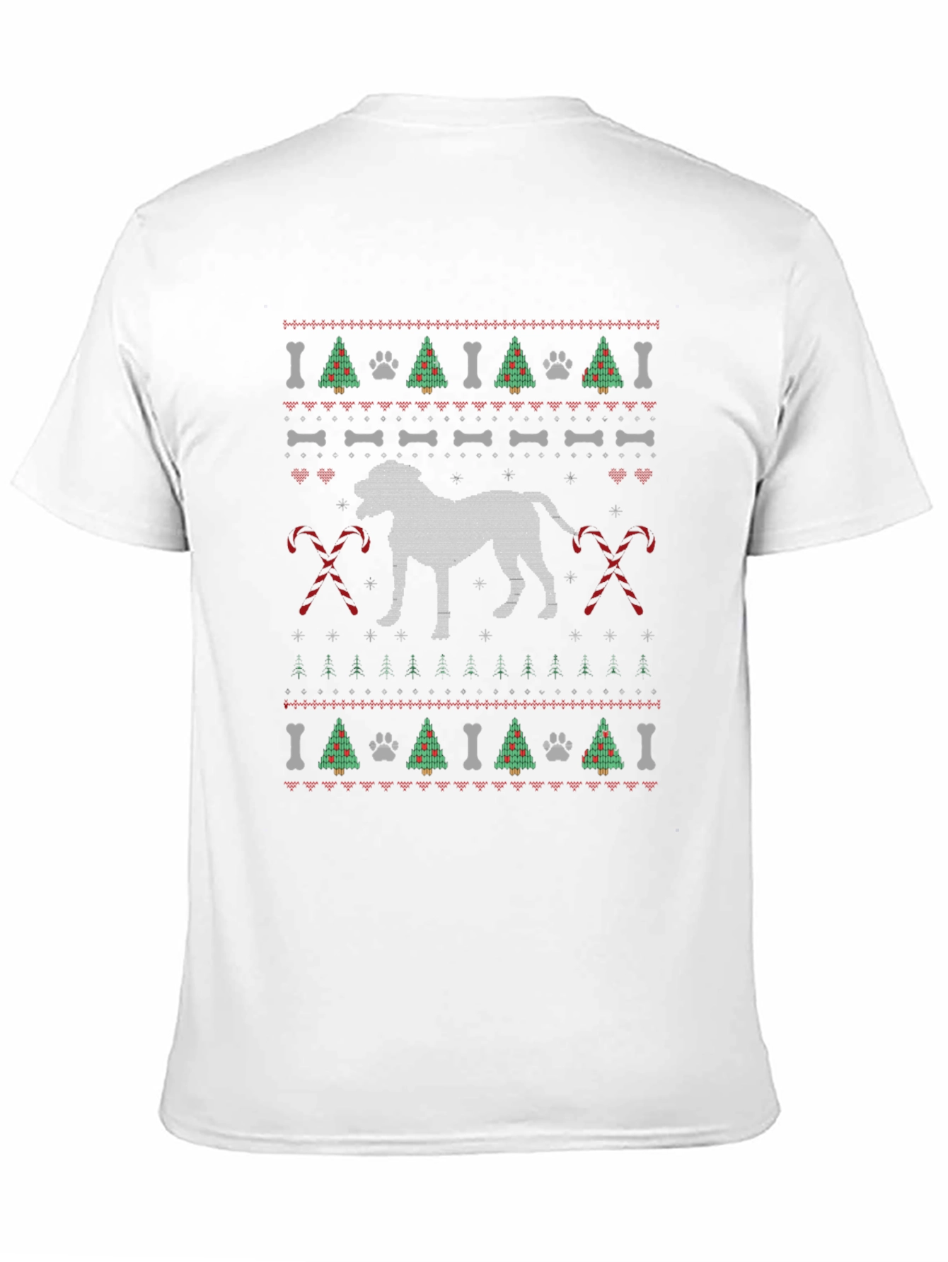 Dog Christmas Sweater T-Shirt Holiday Crewneck