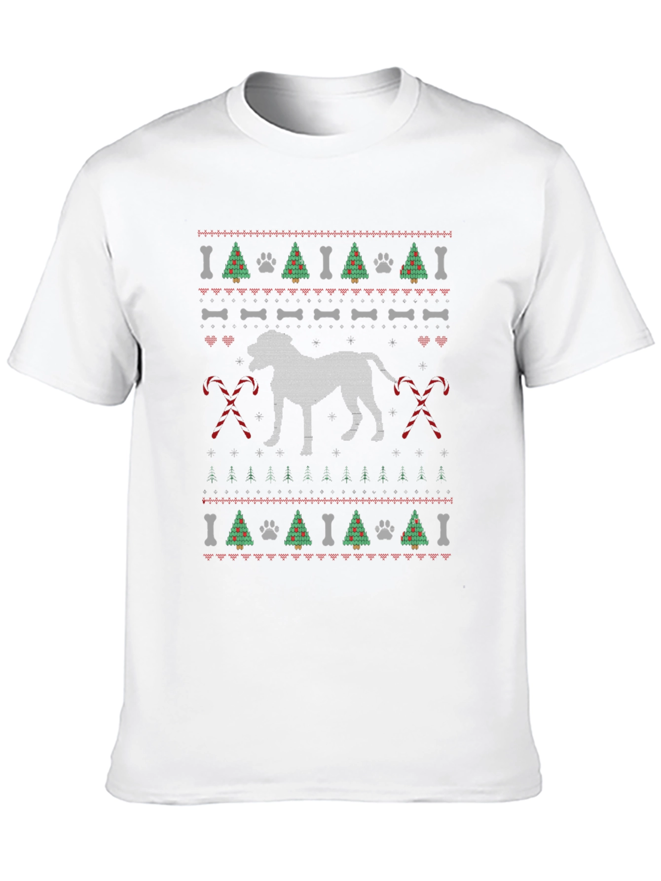 Dog Christmas Sweater T-Shirt Holiday Crewneck