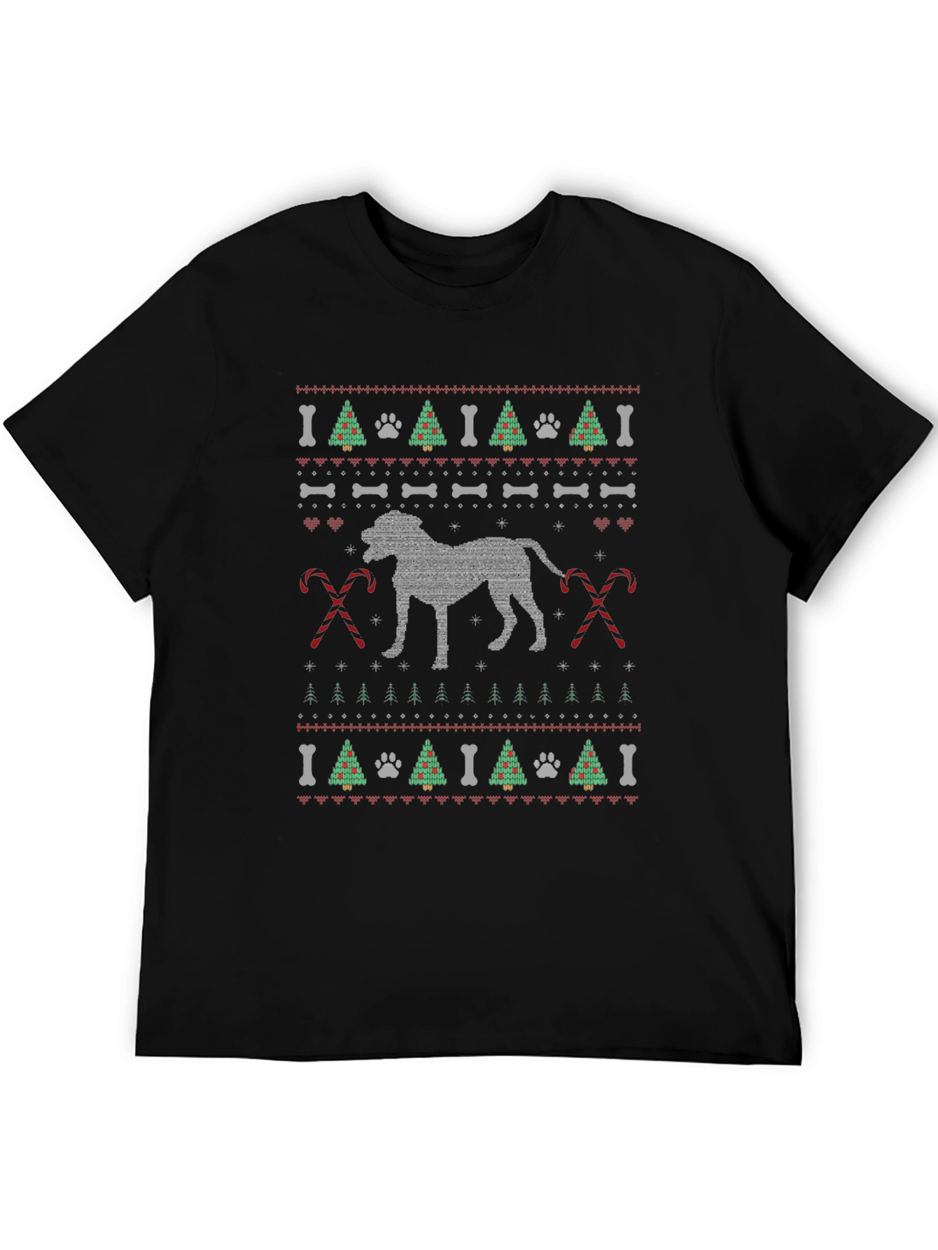 Dog Christmas Sweater T-Shirt Holiday Crewneck