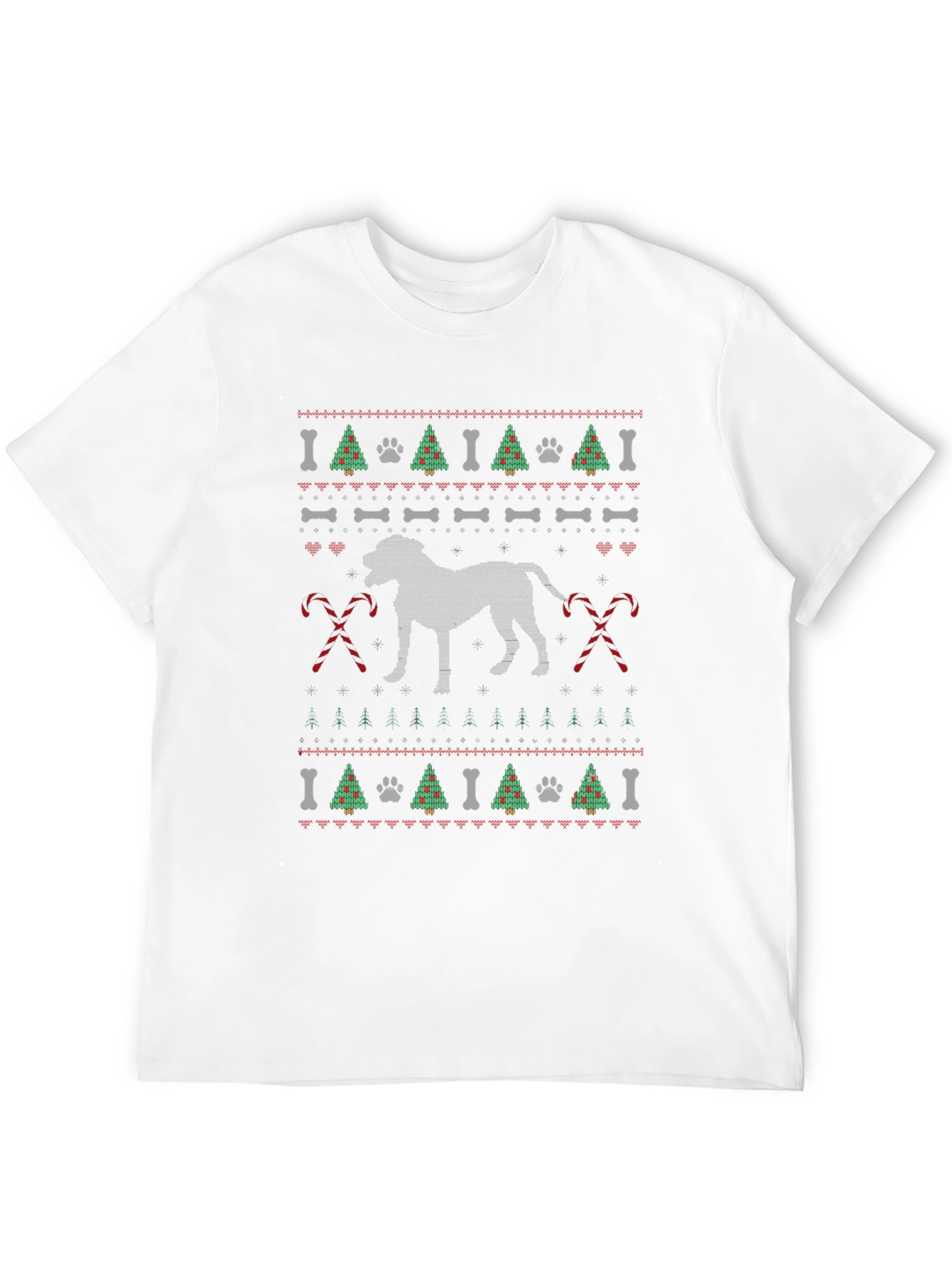Dog Christmas Sweater T-Shirt Holiday Crewneck