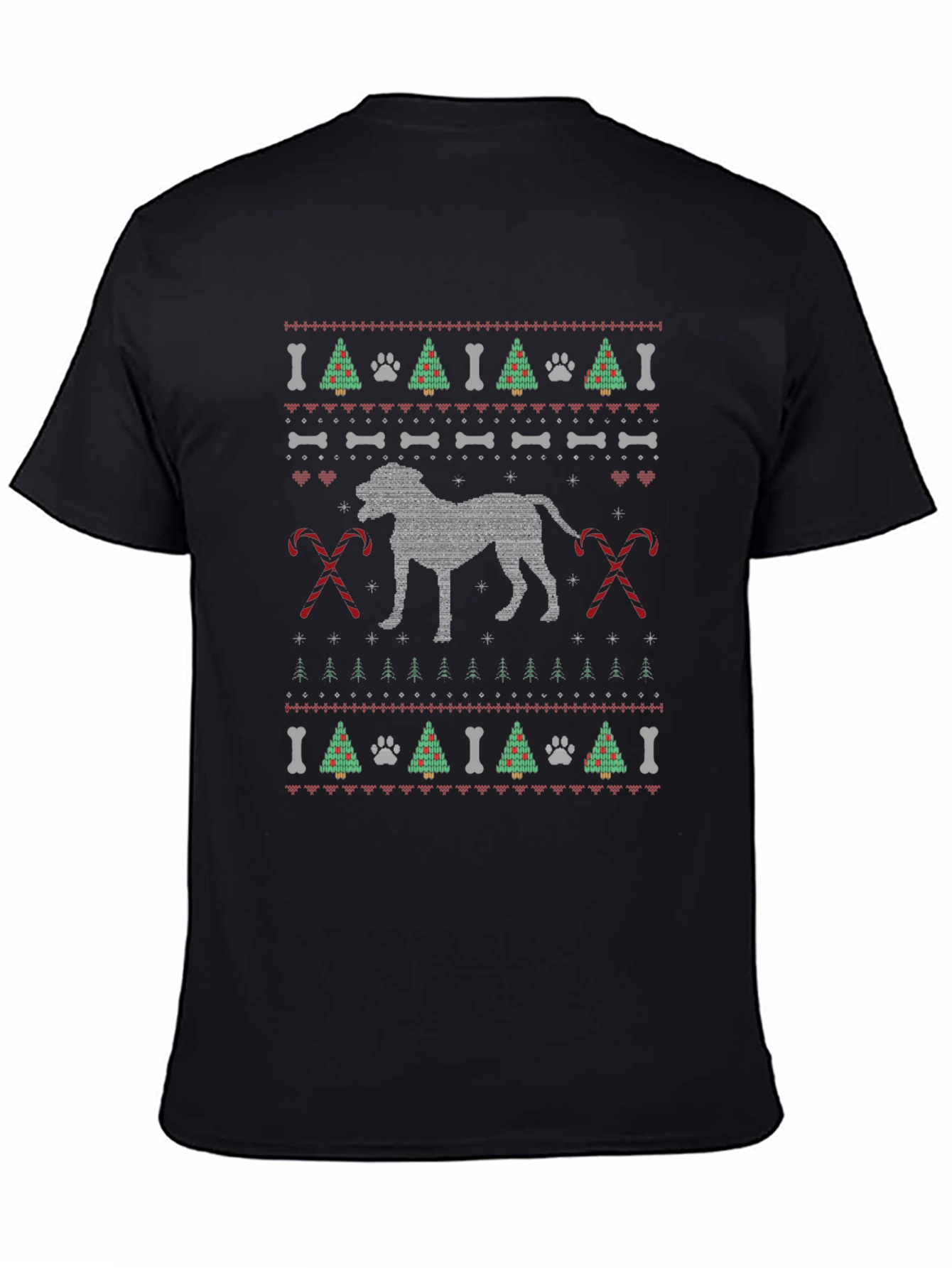 Dog Christmas Sweater T-Shirt Holiday Crewneck
