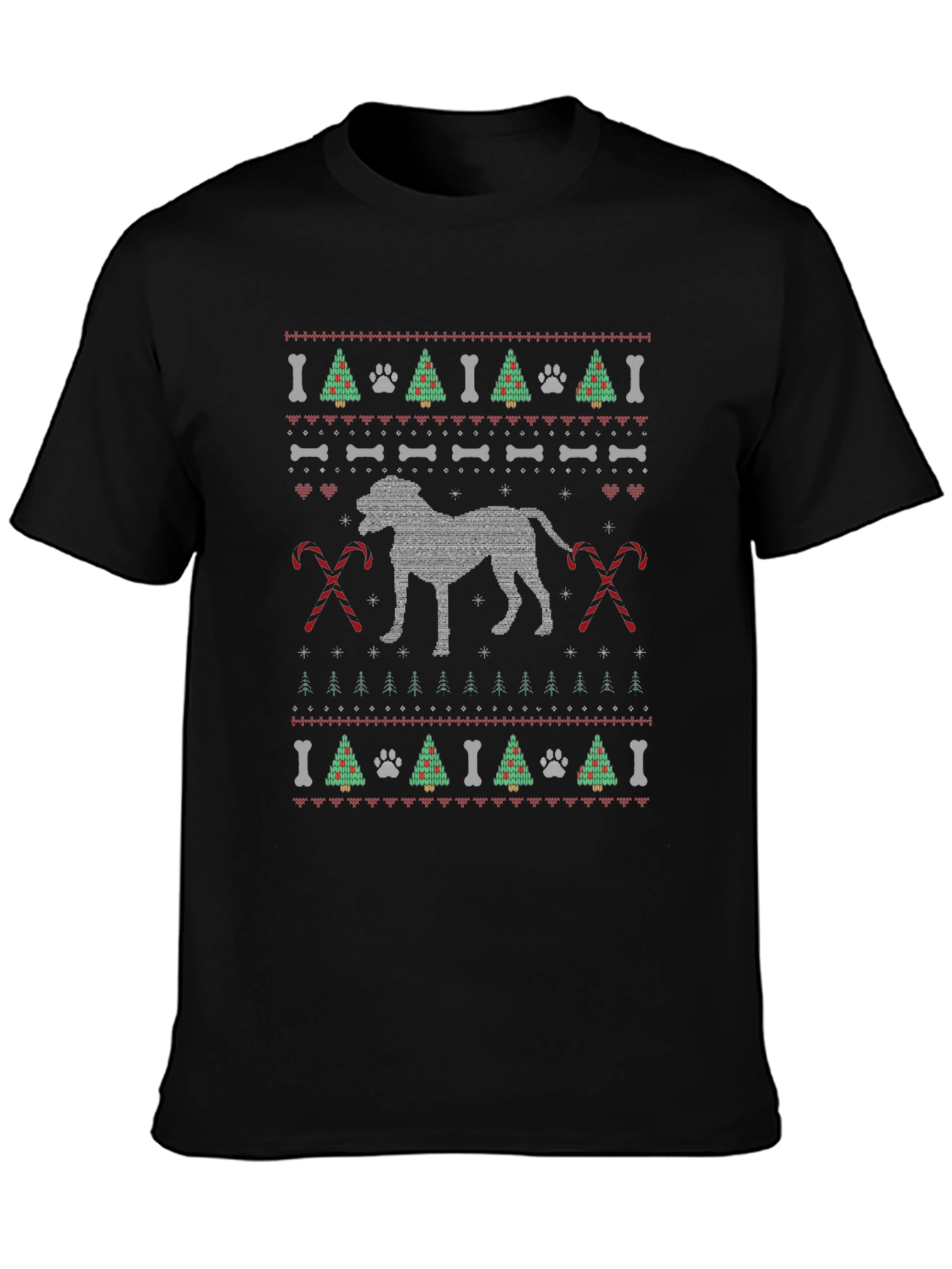 Dog Christmas Sweater T-Shirt Holiday Crewneck