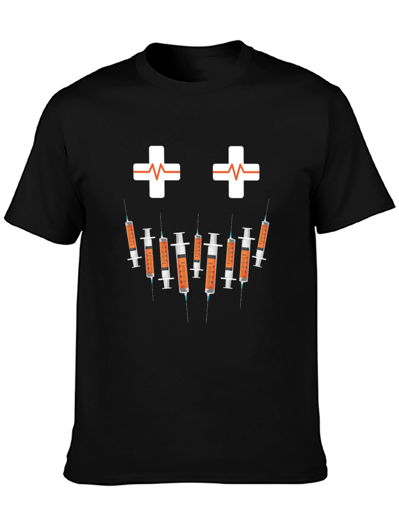 Humorous Nurse/Doctor Syringe Graphic T-Shirt