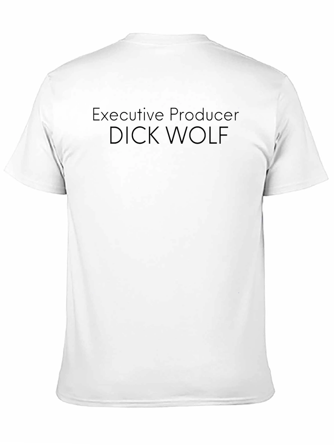 Executive Producer Dick Wolf Black T-Shirt