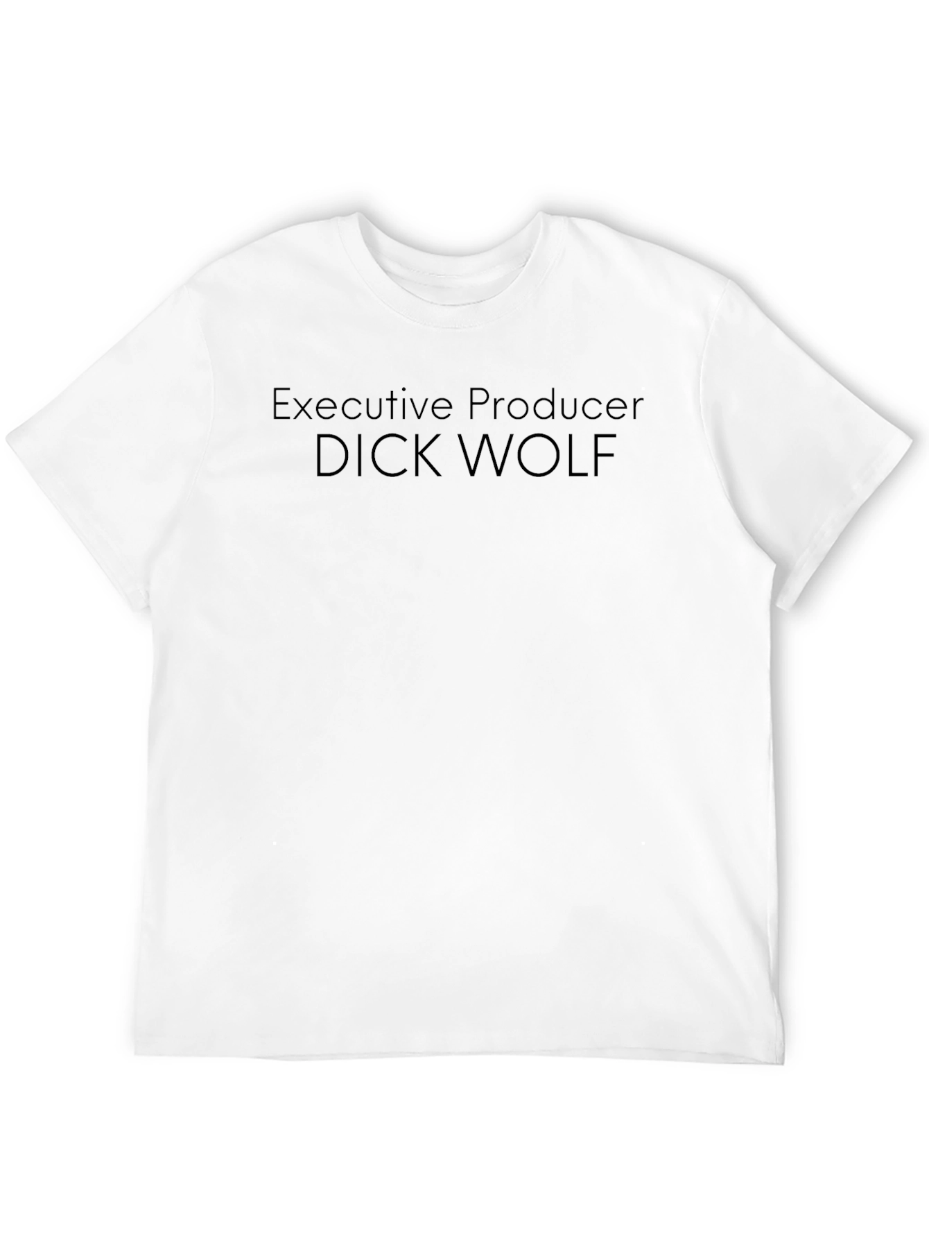 Executive Producer Dick Wolf Black T-Shirt