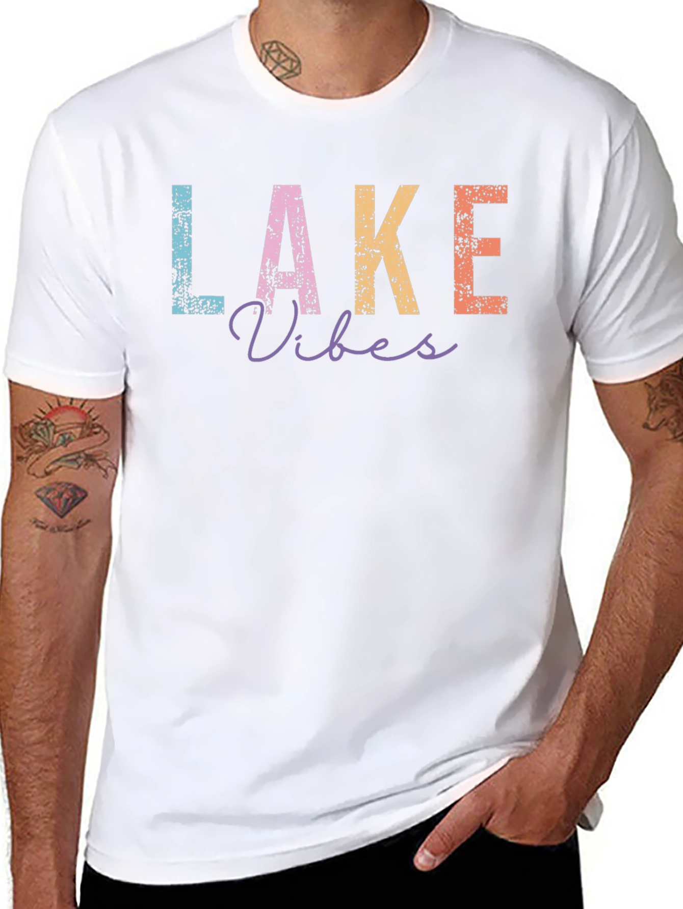 Lake Vibes Graphic Tee - Relaxed Fit
