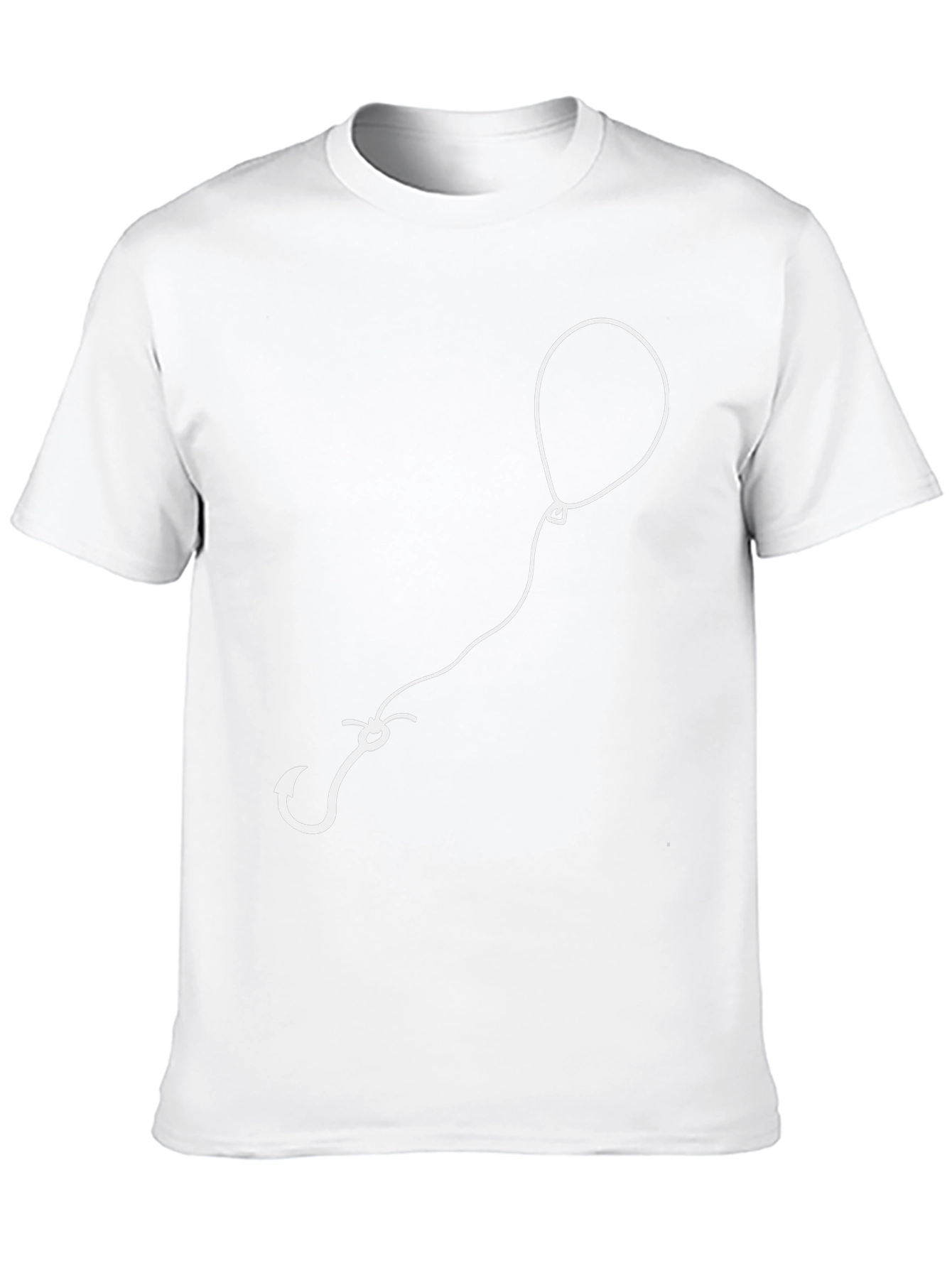 Balloon & Hook Graphic Tee - Modern Unisex Shirt