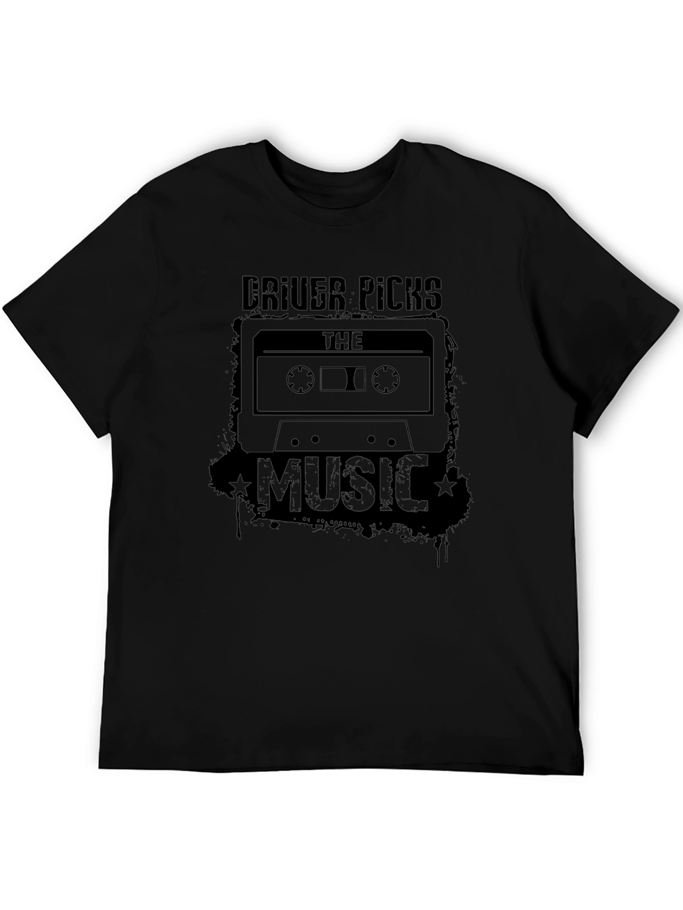 Driver Picks the Music Cassette Tape Graphic Tee
