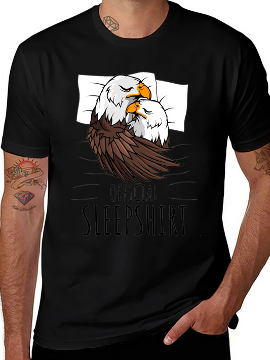 Official Sleepshirt: Eagles in Bed Graphic Tee