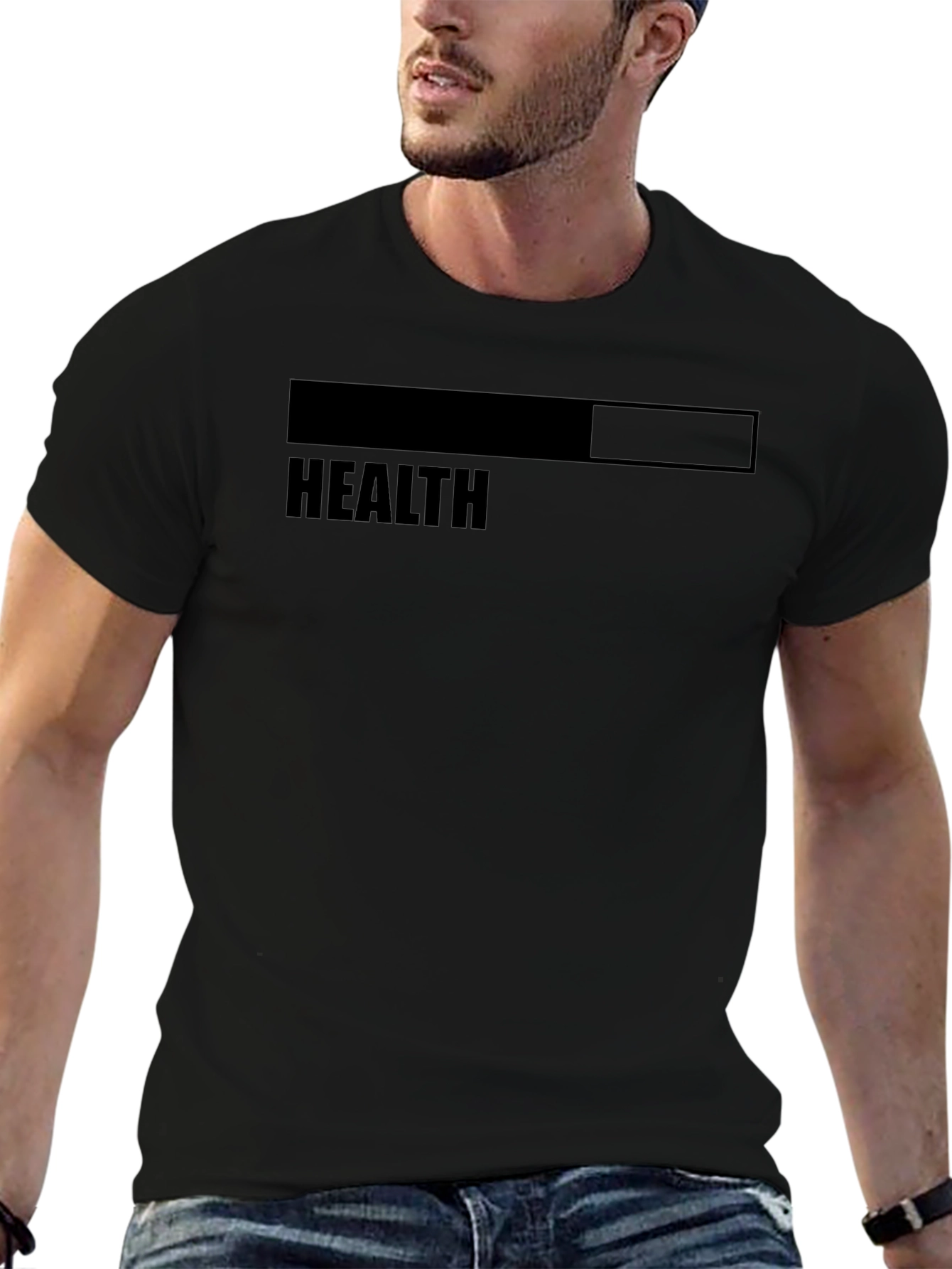 Health Bar Graphic Tee - Gamer Shirt