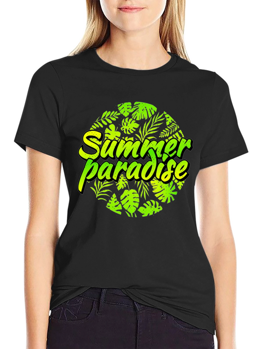 Summer Paradise Graphic Tee - Tropical Vibes