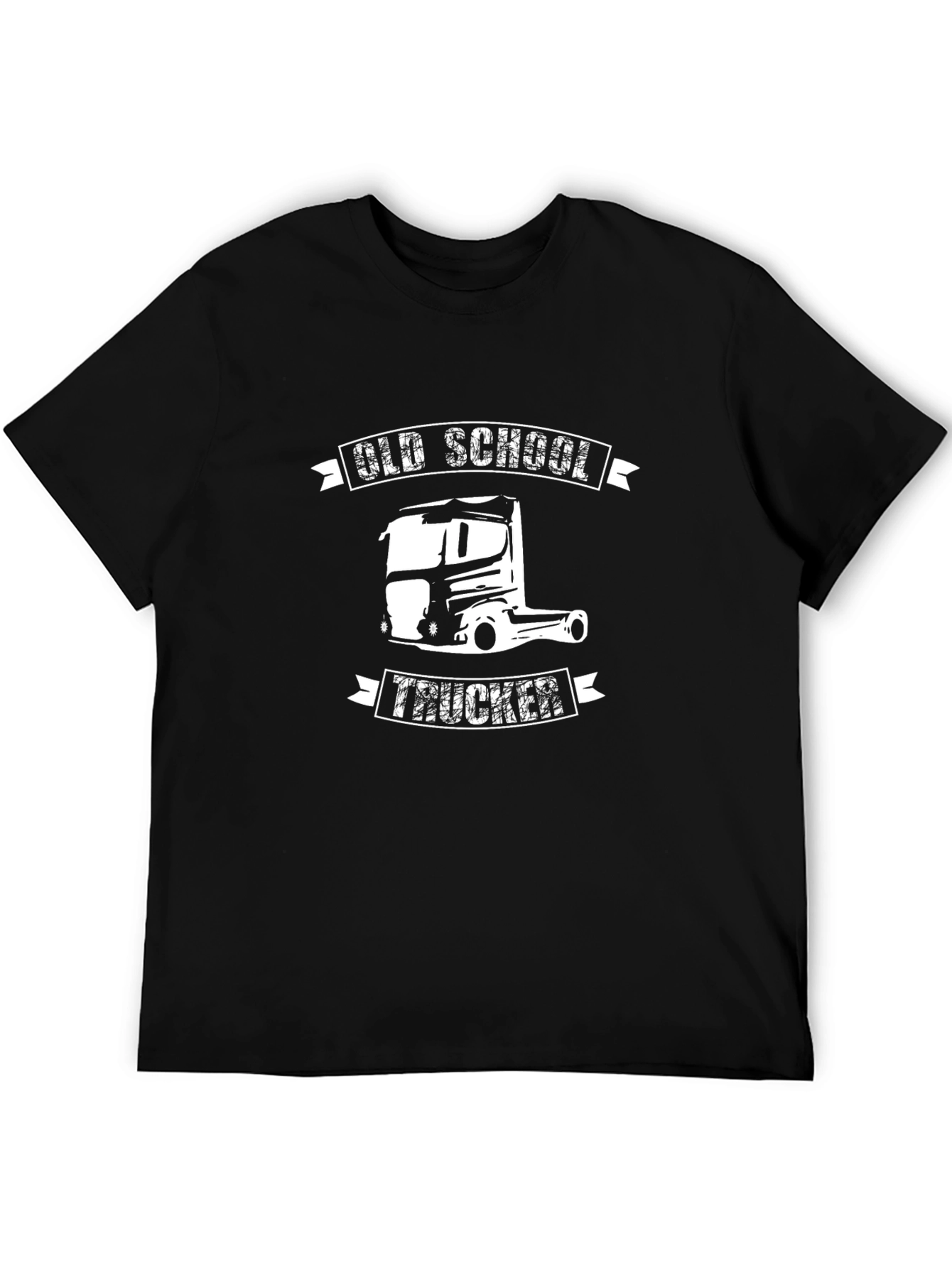 Old School Trucker Graphic T-Shirt