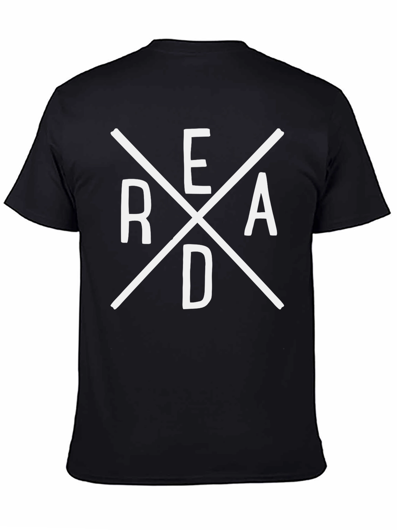Read Book Graphic Tee - Black Unisex T-Shirt