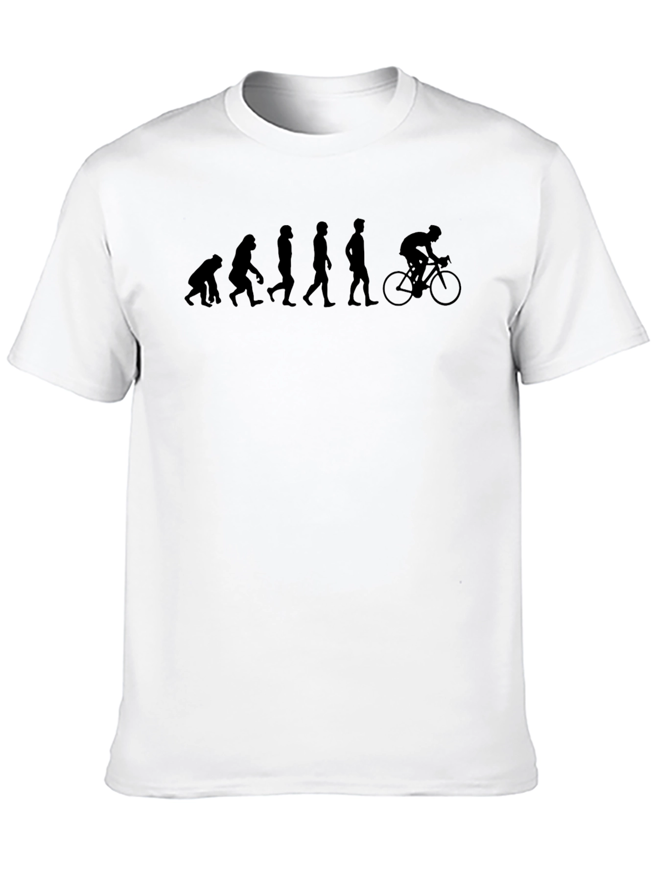 Evolution of Cyclist T-Shirt - Black