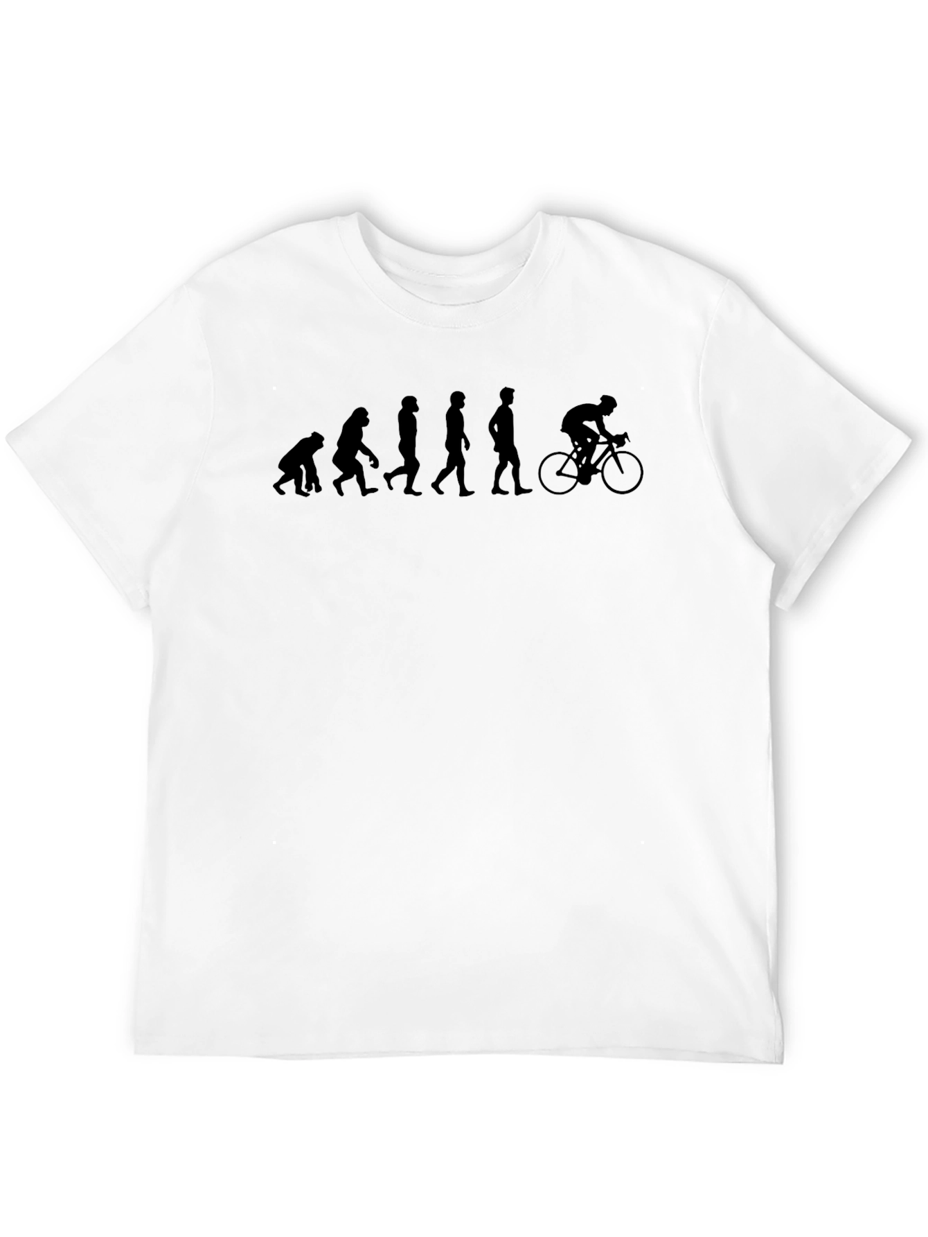 Evolution of Cyclist T-Shirt - Black