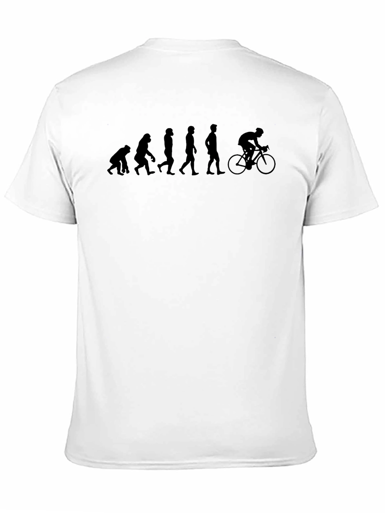 Evolution of Cyclist T-Shirt - Black