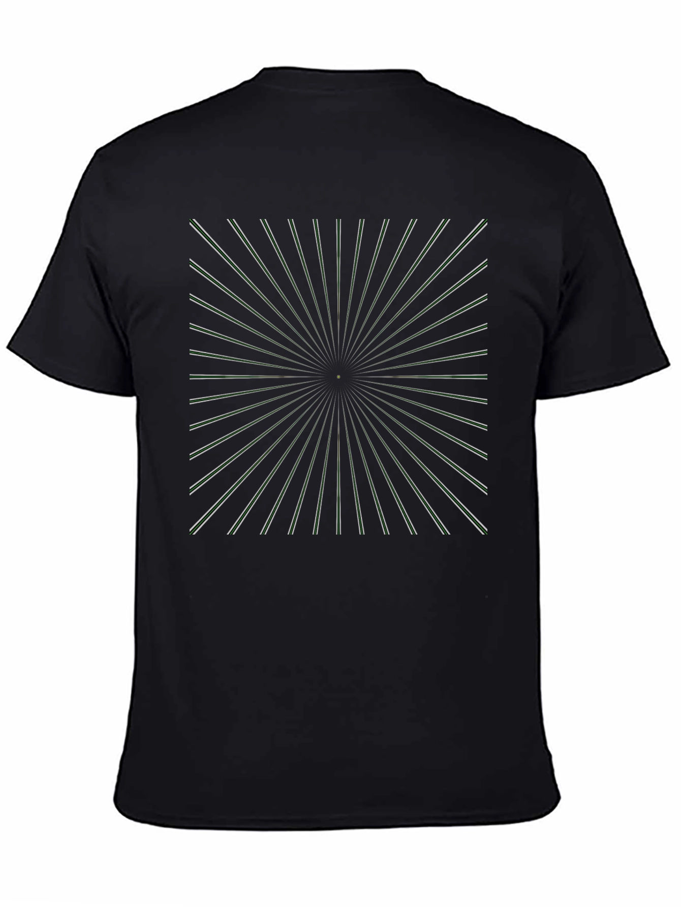 Optical Illusion Ray T-Shirt - Striking Graphic Tee
