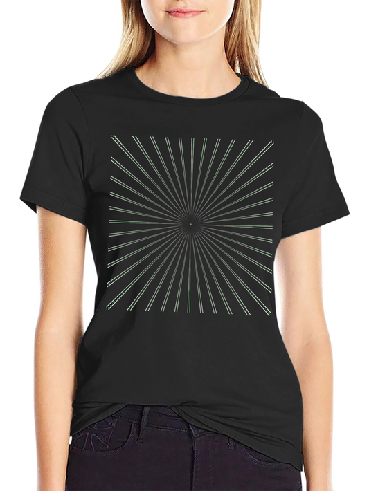 Optical Illusion Ray T-Shirt - Striking Graphic Tee