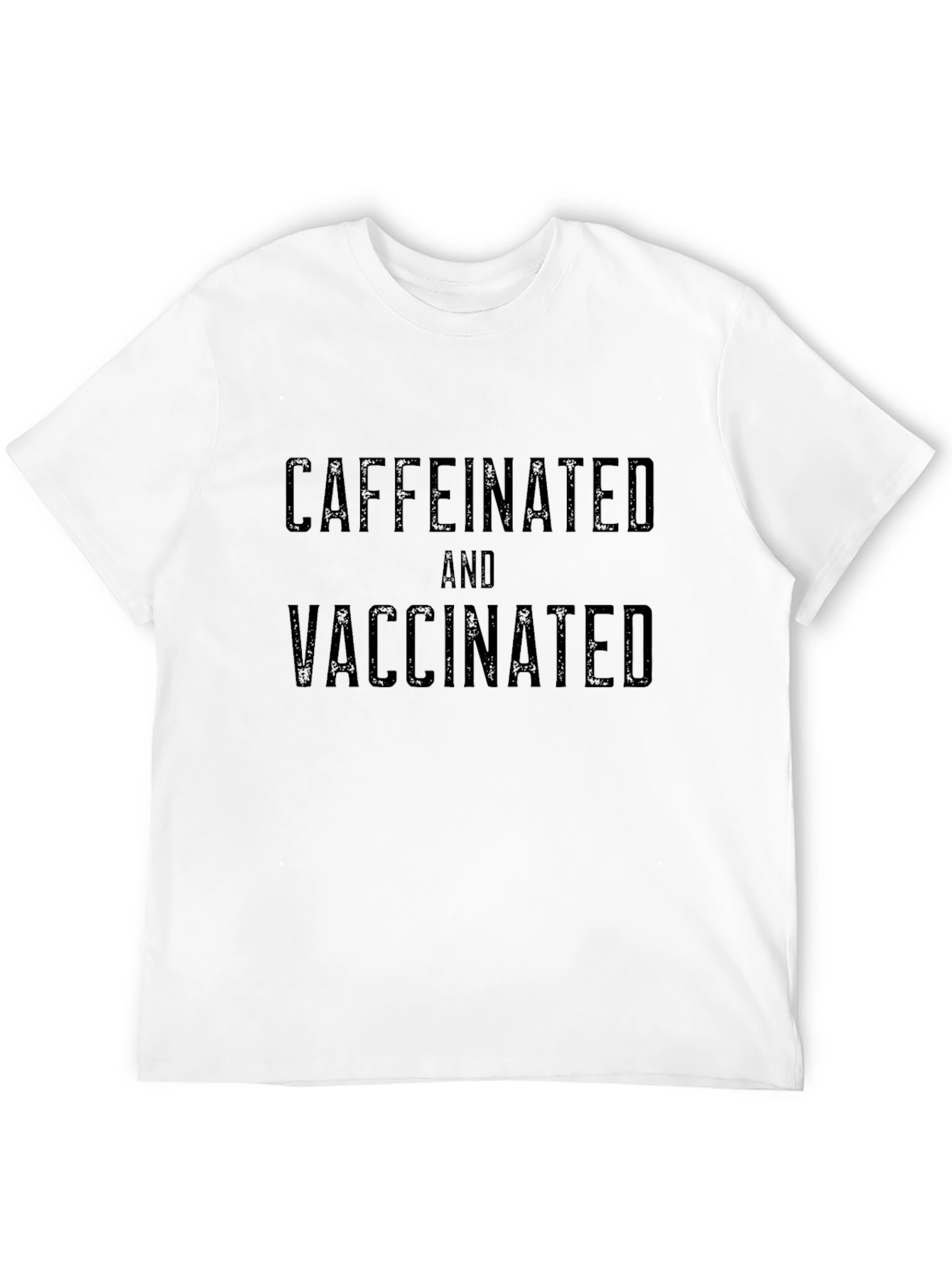 Caffeinated & Vaccinated Graphic Tee