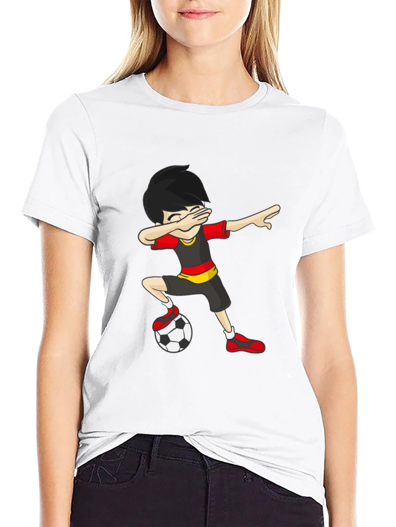 Dabbing Soccer Player T-Shirt